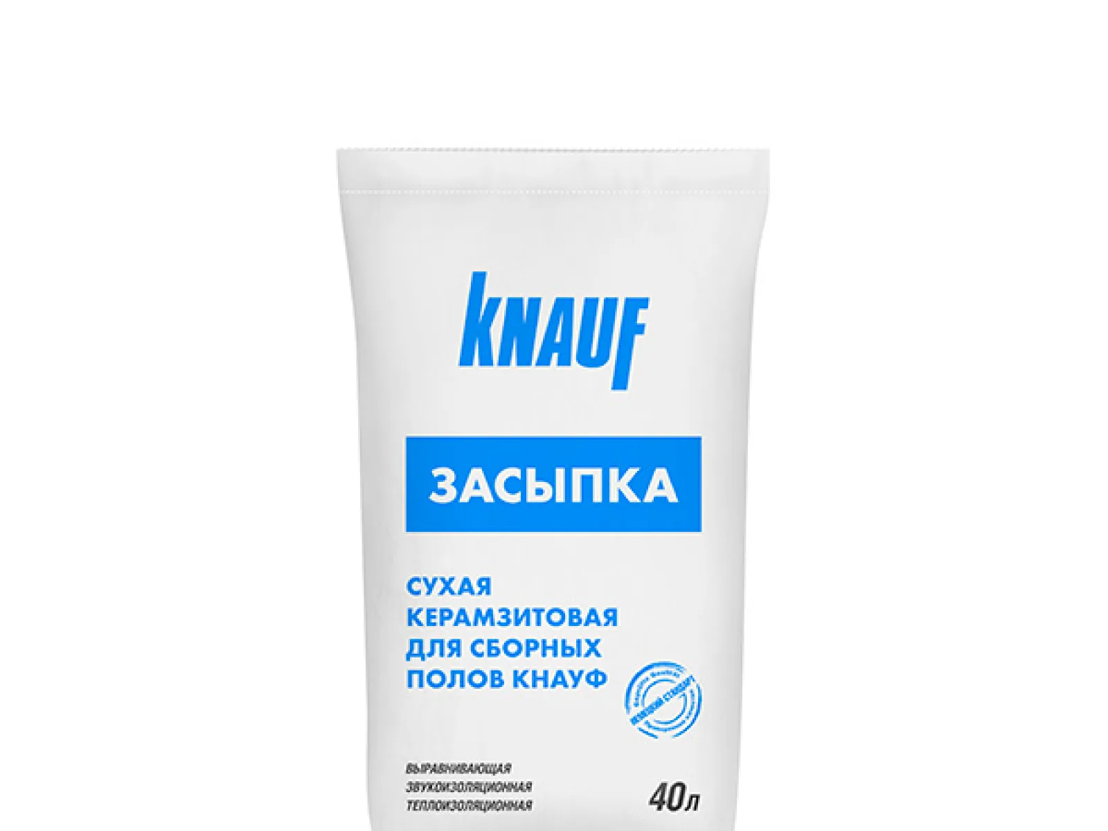 Засыпка Knauf, керамзитовая, фр. 10-5 мм, 40 л