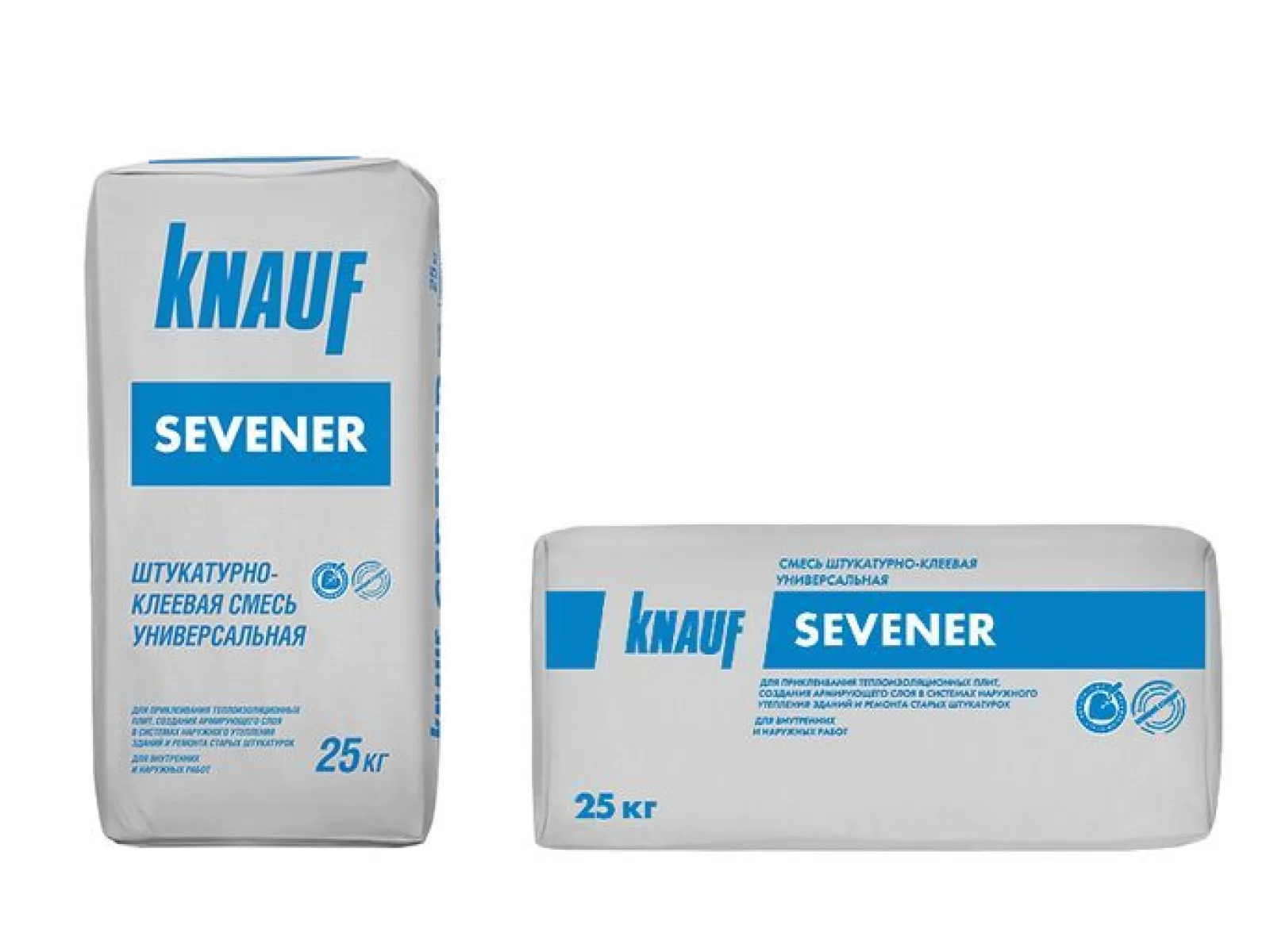 Смесь штукатурно-клеевая, Севенер Knauf, 25 кг