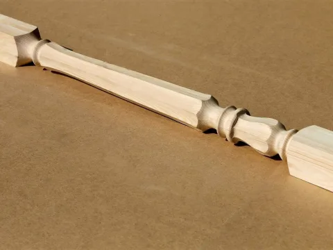 Колонна из сосны и ели 120 x 120 x 2700 мм №10, класс Экстра
