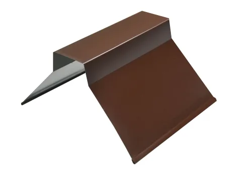 Конёк 170 x 170 x 2000 мм, фигурный, RAL 8017