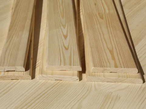 Наличник из сосны и ели 15 x 60 x 3000 мм, класс Экстра