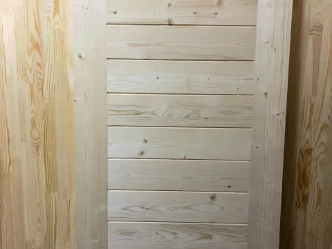 Дверь из сосны и ели 40 x 900 x 2000 мм, «Массив», ДСМ-1, класс AB