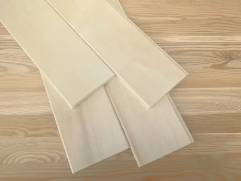 Вагонка штиль из осины 15 x 120 x 2000 мм, класс Экстра