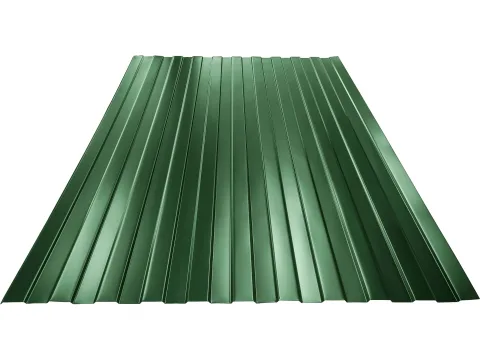Профлист C8 0,4 x 1200 x 2000 мм, RAL 6005