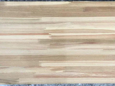 Тетива из лиственницы 50 x 300 x 4000 мм, «Сращенная», класс Экстра