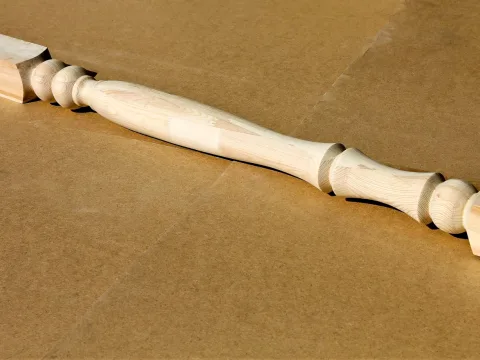 Колонна из сосны и ели 150 x 150 x 3000 мм, №1, класс Экстра