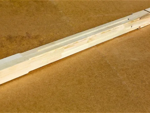 Колонна из сосны и ели 120 x 120 x 3000 мм, №7, класс Экстра