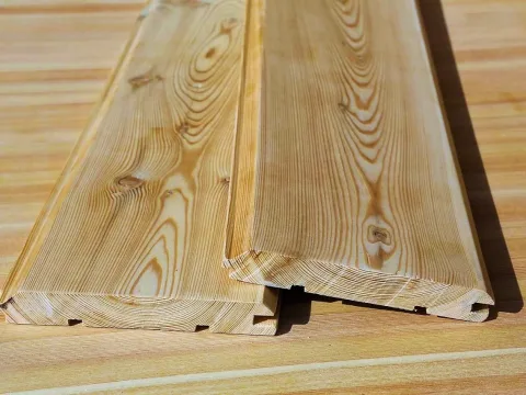 Имитация бруса из лиственницы 20 x 140 x 4000 мм, класс AB