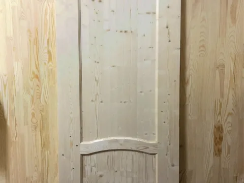 Дверь из сосны и ели 40 x 700 x 2000 мм, «Филёнчатая», класс AB