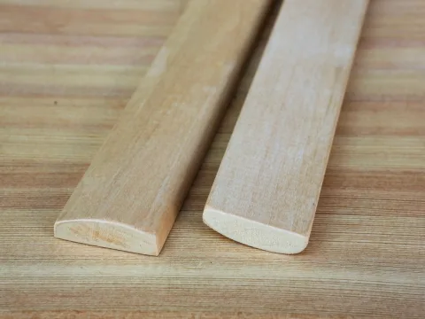 Раскладка из липы 10 x 30 x 2800 мм, класс Экстра