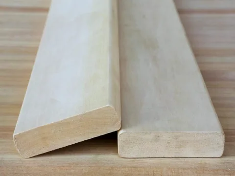 Полок из липы 27 x 90 x 1000 мм, класс Экстра