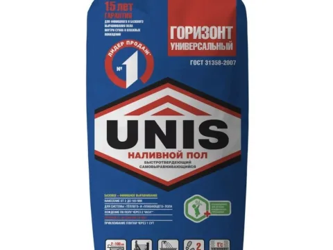 Наливной пол, Горизонт, Unis, 20 кг